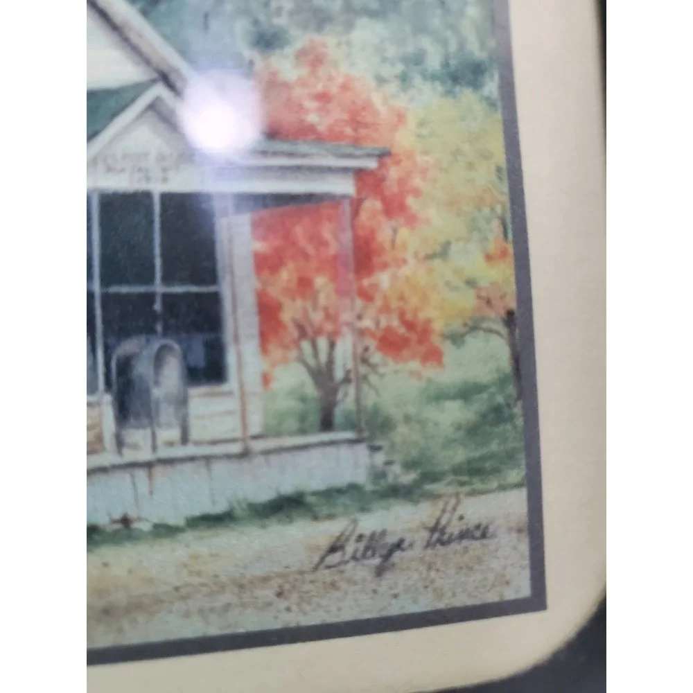 Vintage Framed Rustic Americana Store Decor